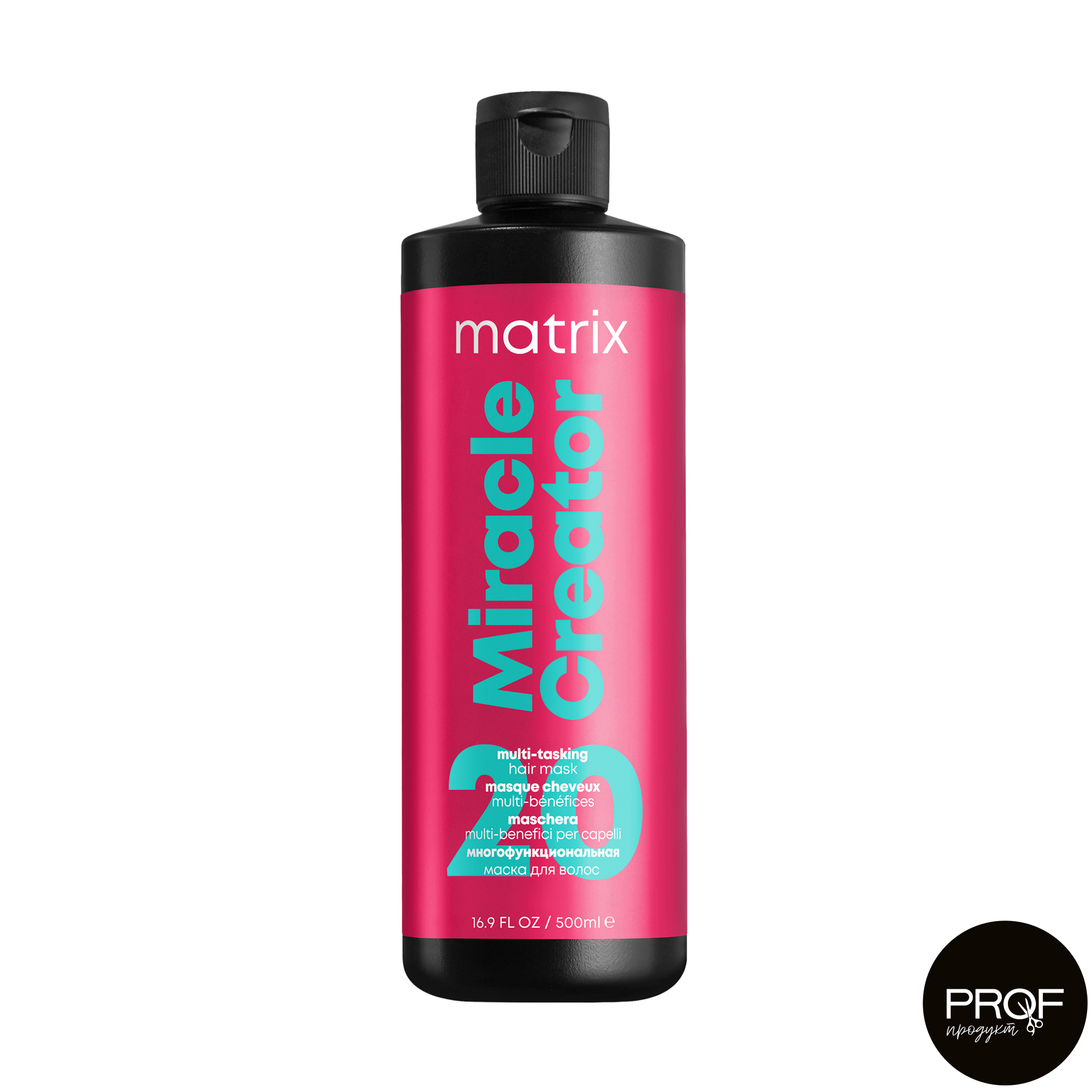 Мультифункціональна маска для волосся 20-в-1 Matrix Total Results Miracle Creator Multi-Tasking Hair Mask, 500 мл
